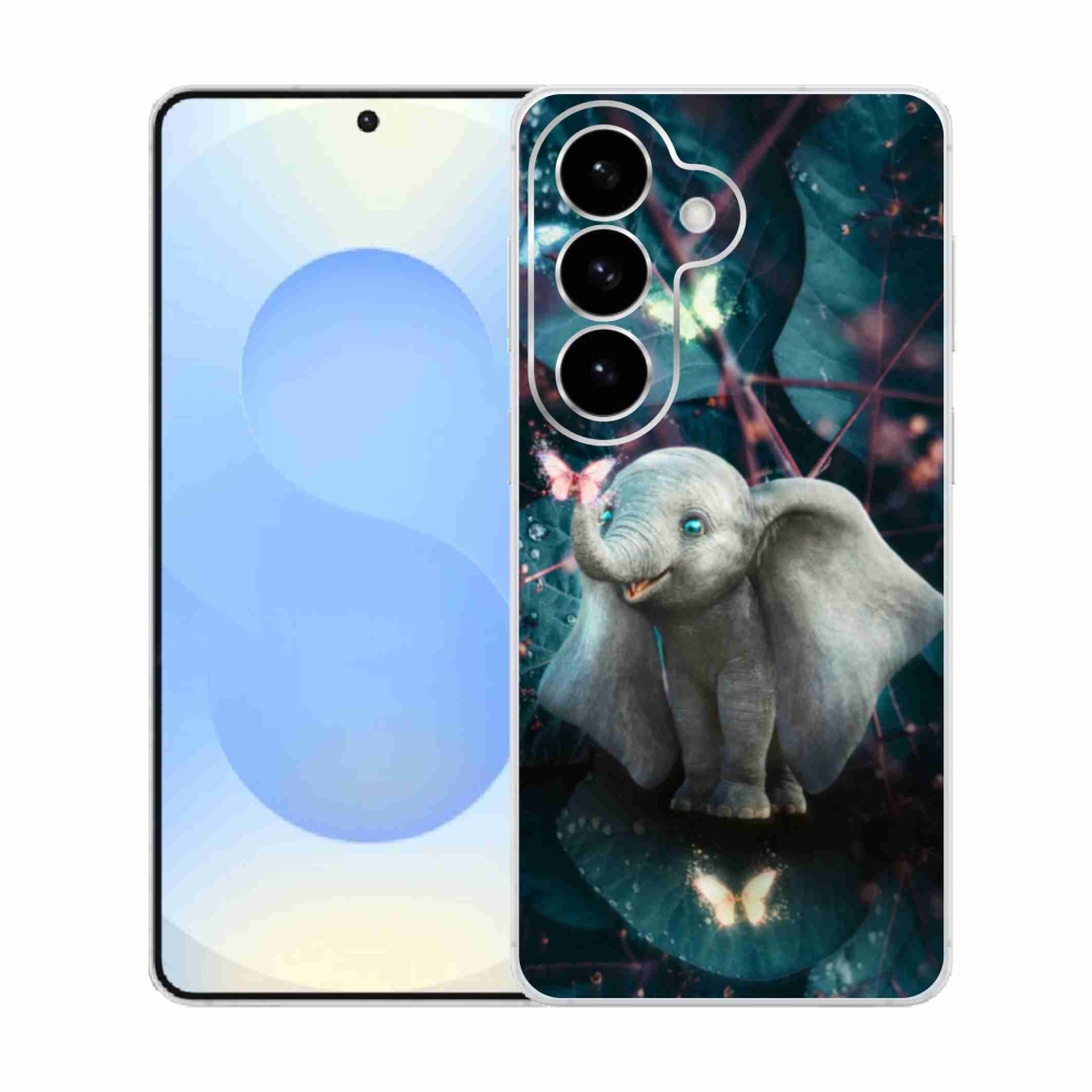 Gelový kryt mmCase na Samsung Galaxy S26  - roztomilý slon