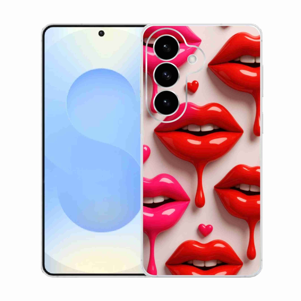 Gelový kryt mmCase na Samsung Galaxy S26  - rty 2