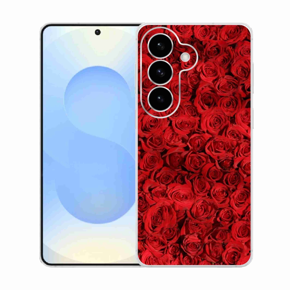 Gelový kryt mmCase na Samsung Galaxy S26  - růže