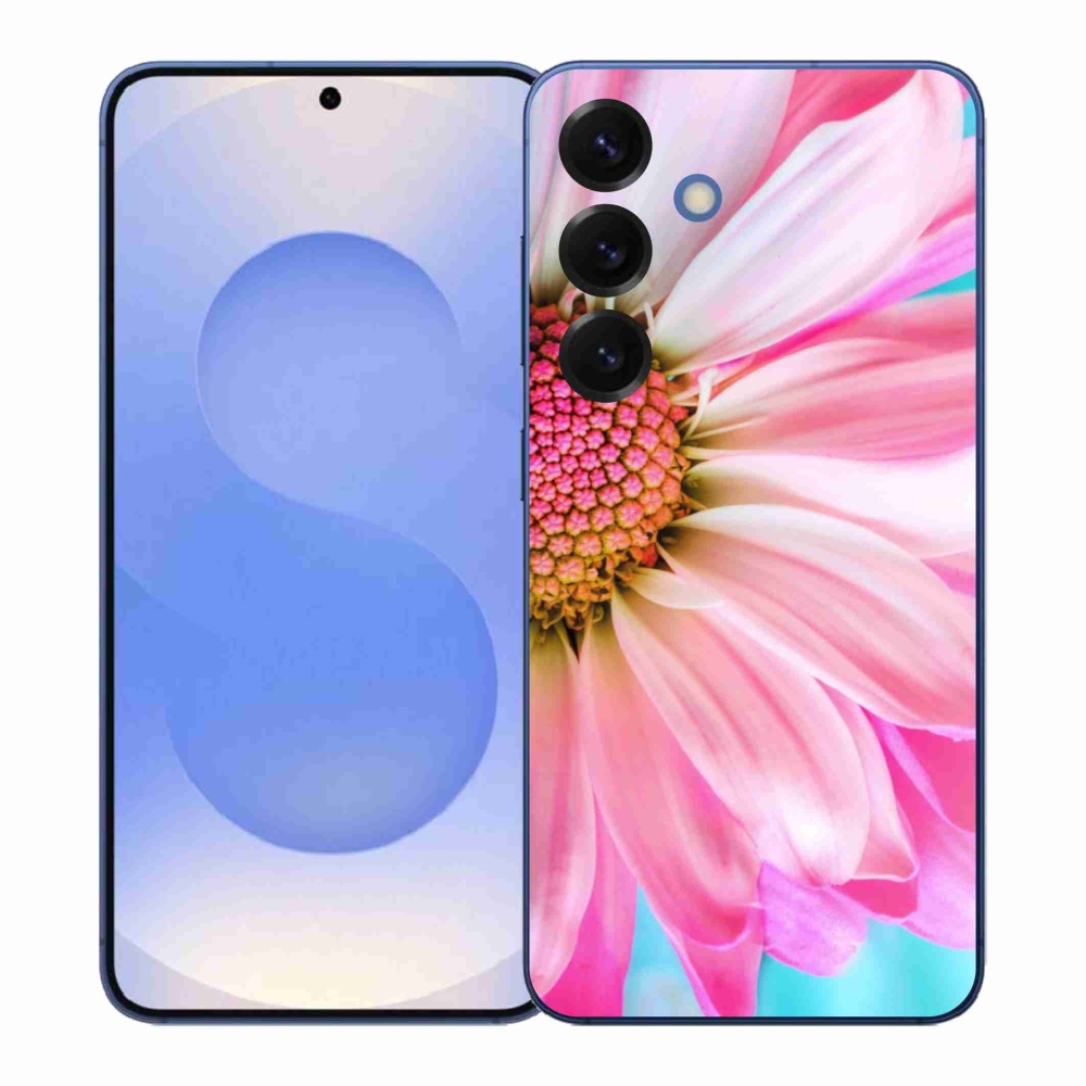 Gelový kryt mmCase na Samsung Galaxy S26+ - růžová květina