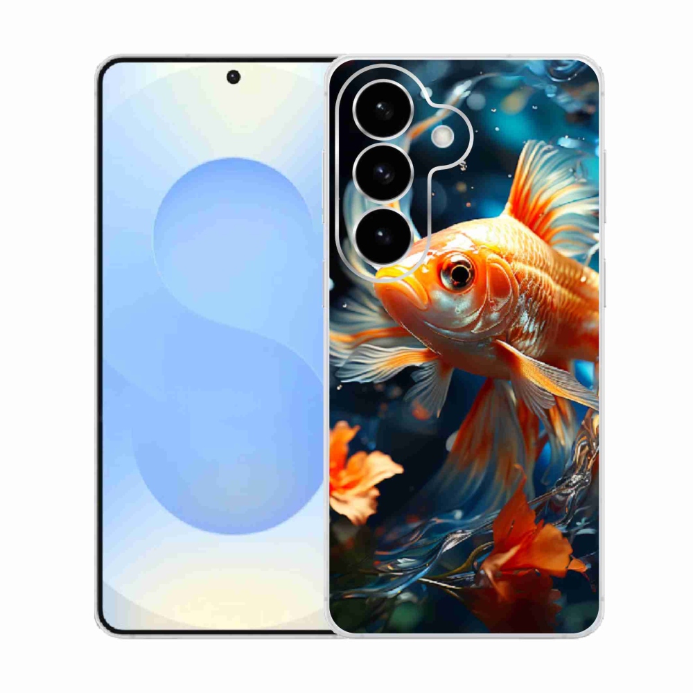 Gelový kryt mmCase na Samsung Galaxy S26  - rybka