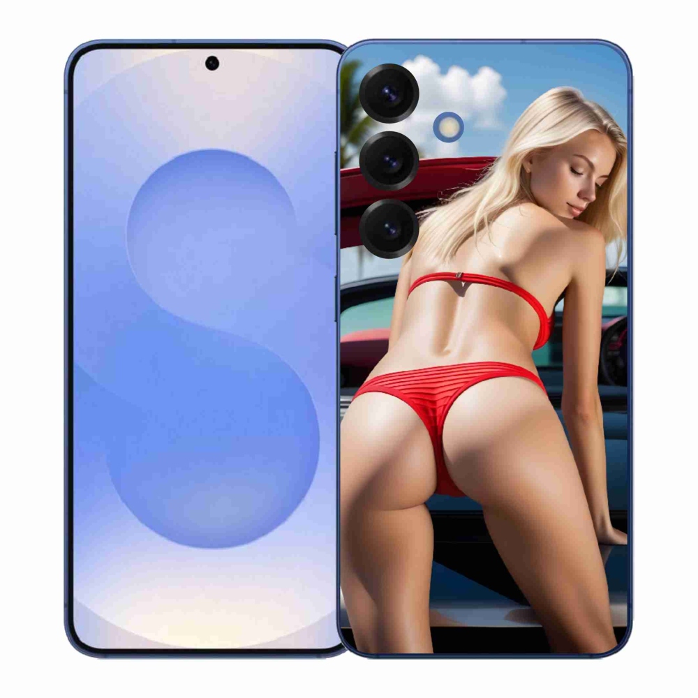 Gelový kryt mmCase na Samsung Galaxy S26+ - sexy žena 2