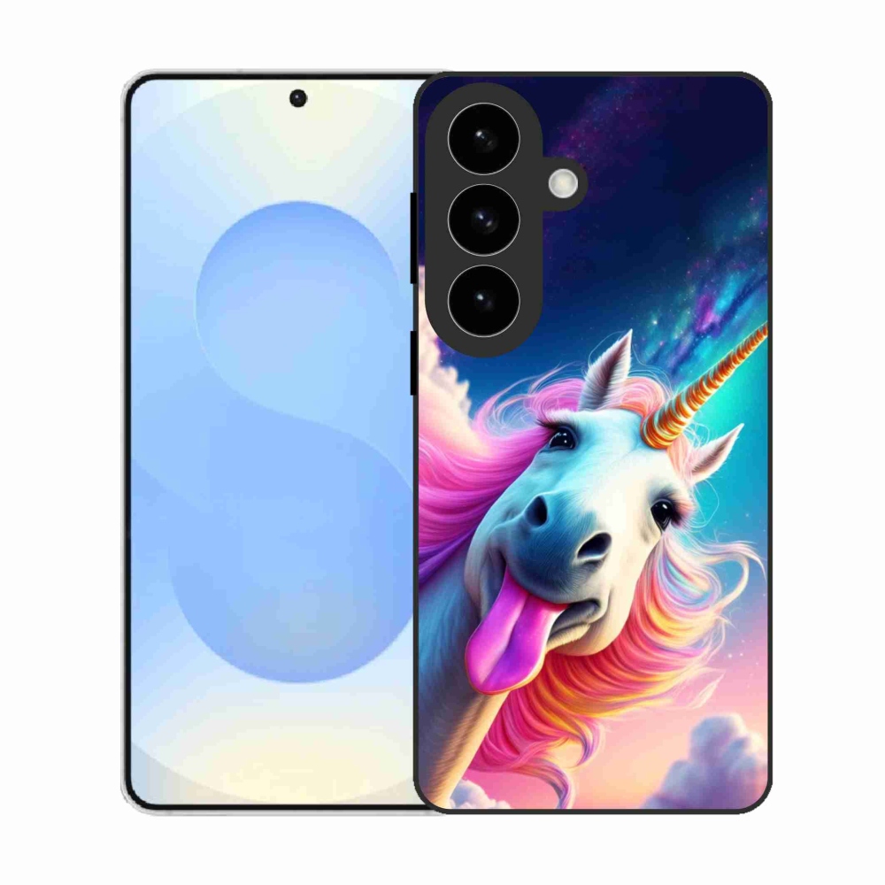 Gelový kryt mmCase na Samsung Galaxy S26 - šílený jednorožec
