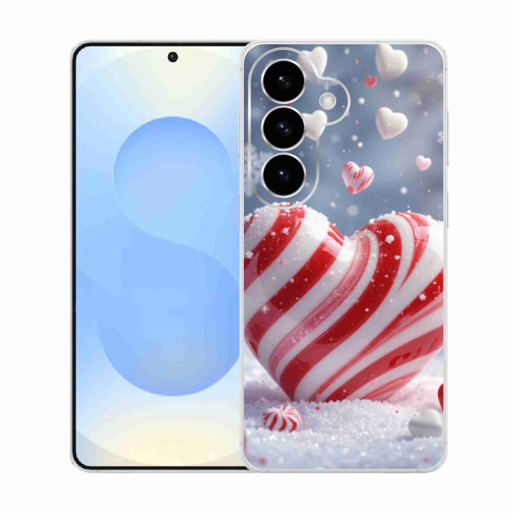 Gelový kryt mmCase na Samsung Galaxy S26  - sladké srdce