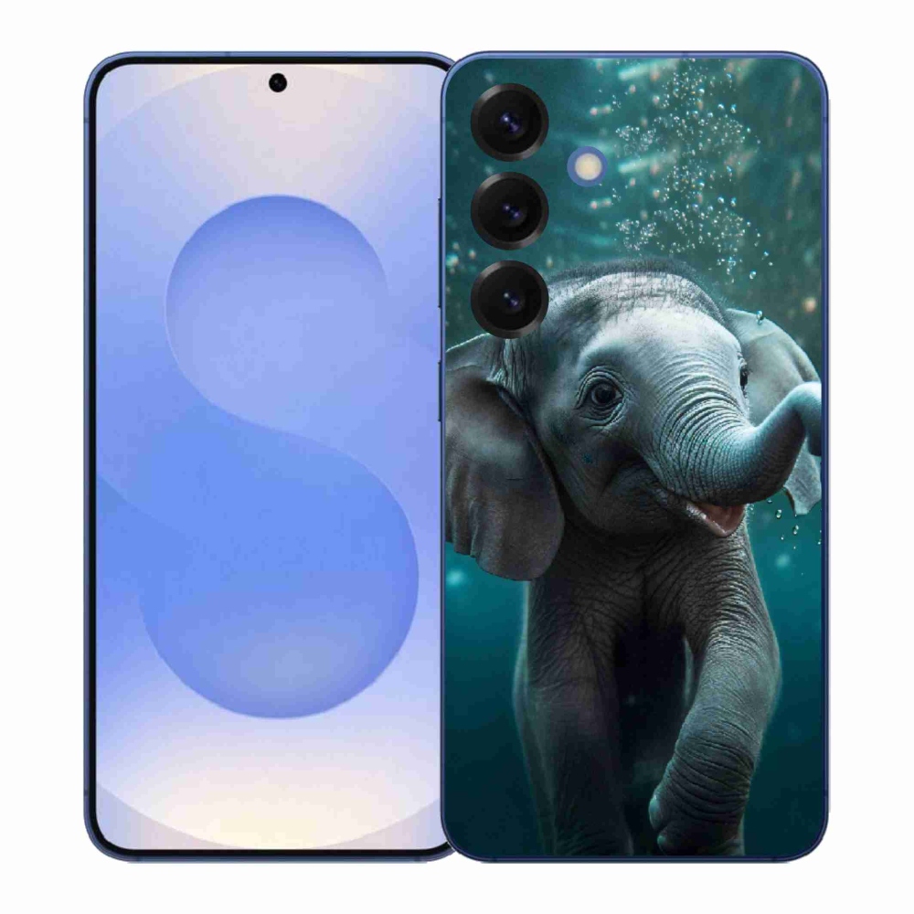 Gelový kryt mmCase na Samsung Galaxy S26+ - slůně pod vodou