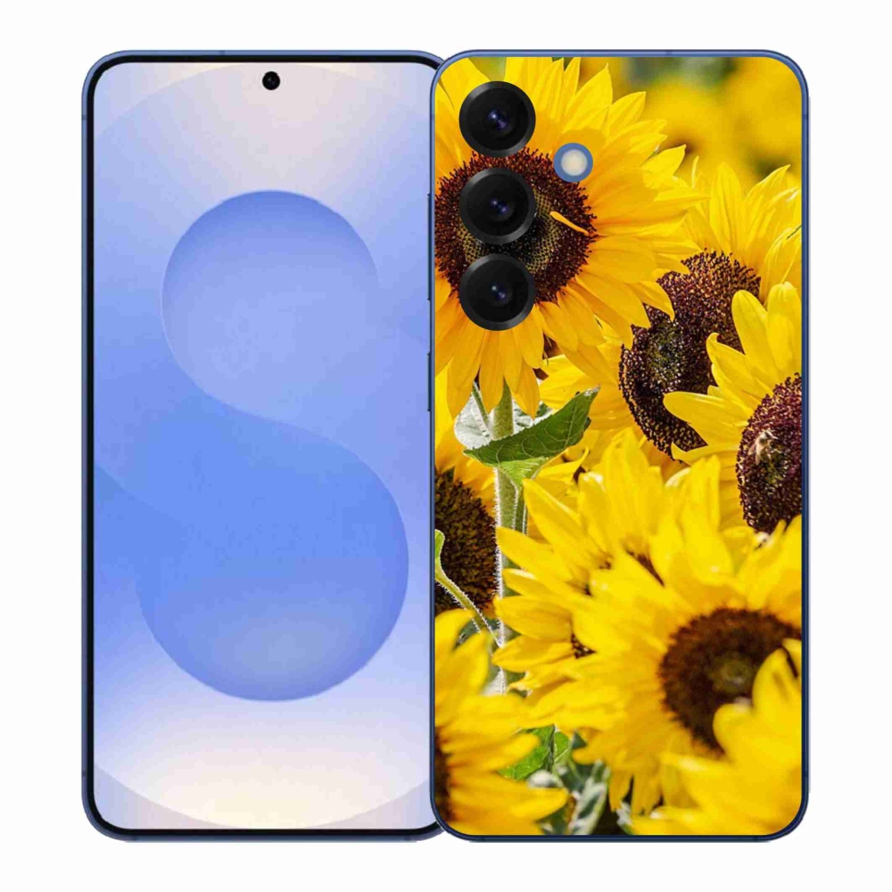 Gelový kryt mmCase na Samsung Galaxy S26+ - slunečnice