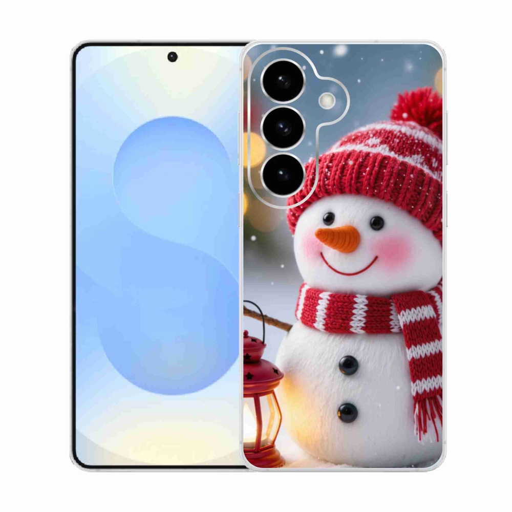 Gelový kryt mmCase na Samsung Galaxy S26  - sněhulák 2