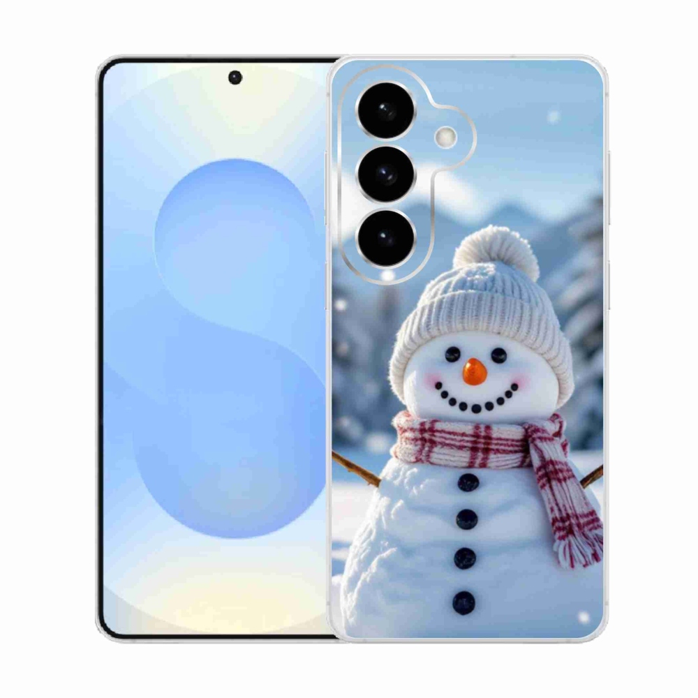Gelový kryt mmCase na Samsung Galaxy S26  - sněhulák 3
