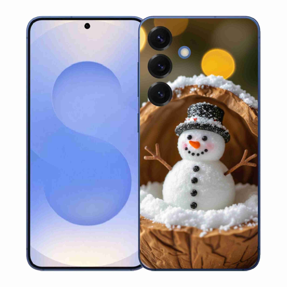 Gelový kryt mmCase na Samsung Galaxy S26+ - sněhulák 4