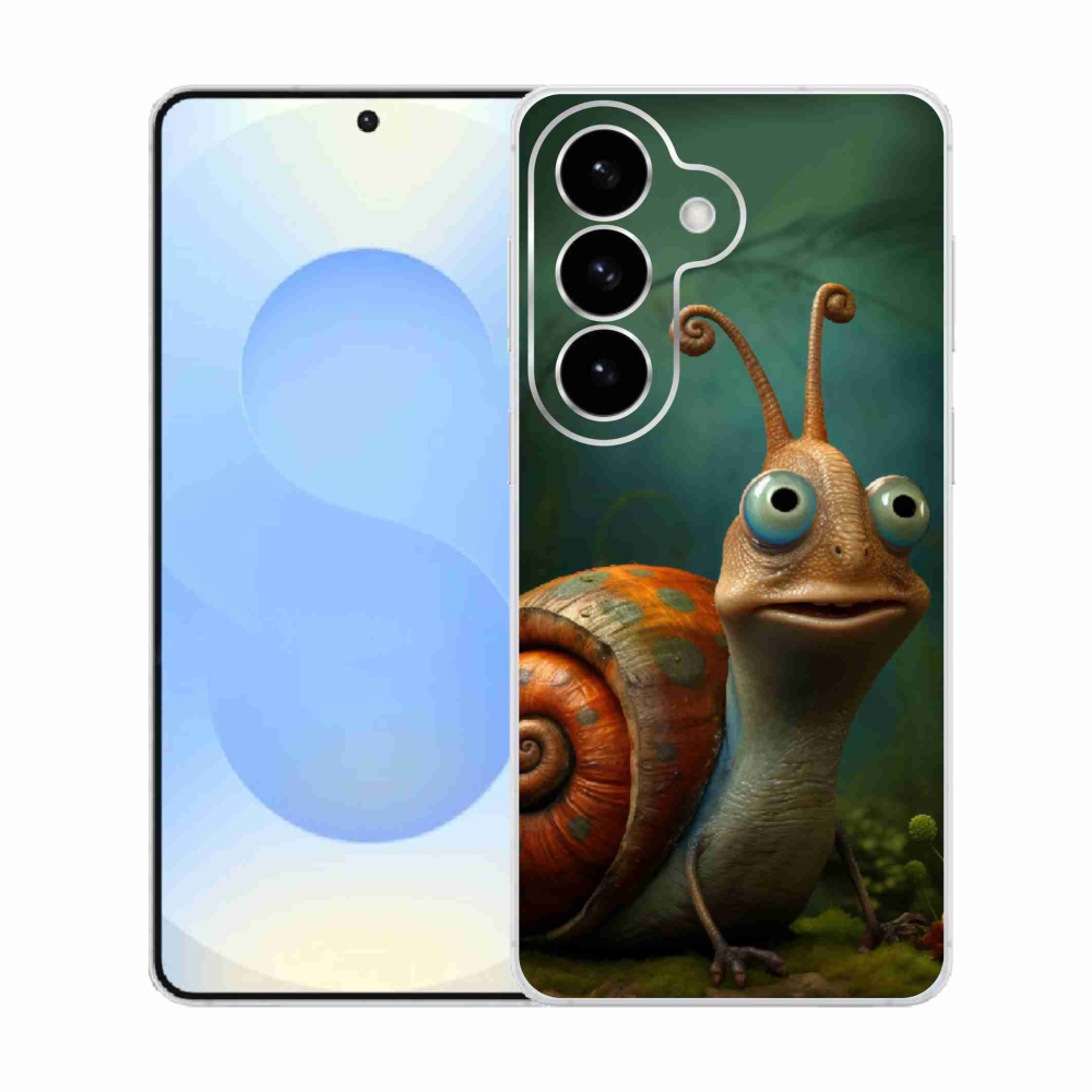 Gelový kryt mmCase na Samsung Galaxy S26  - šnek