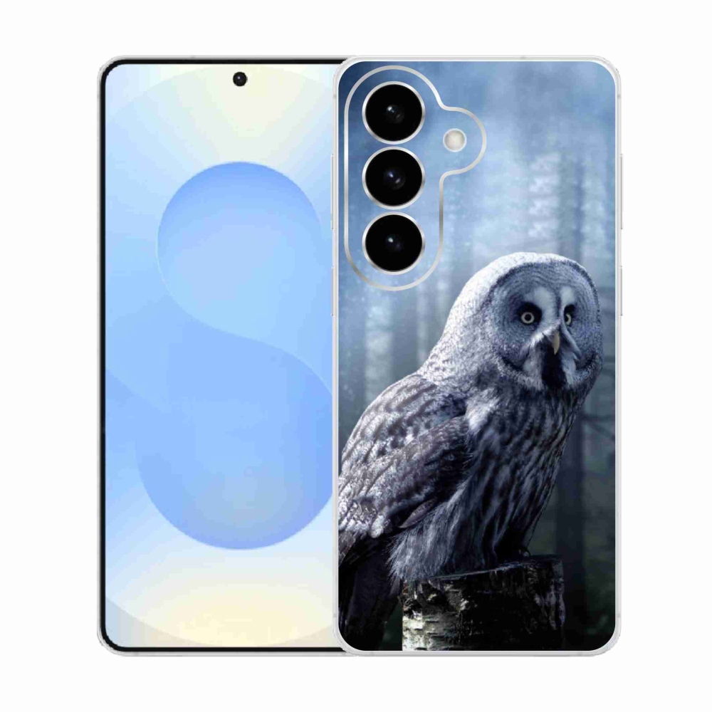 Gelový kryt mmCase na Samsung Galaxy S26  - sova