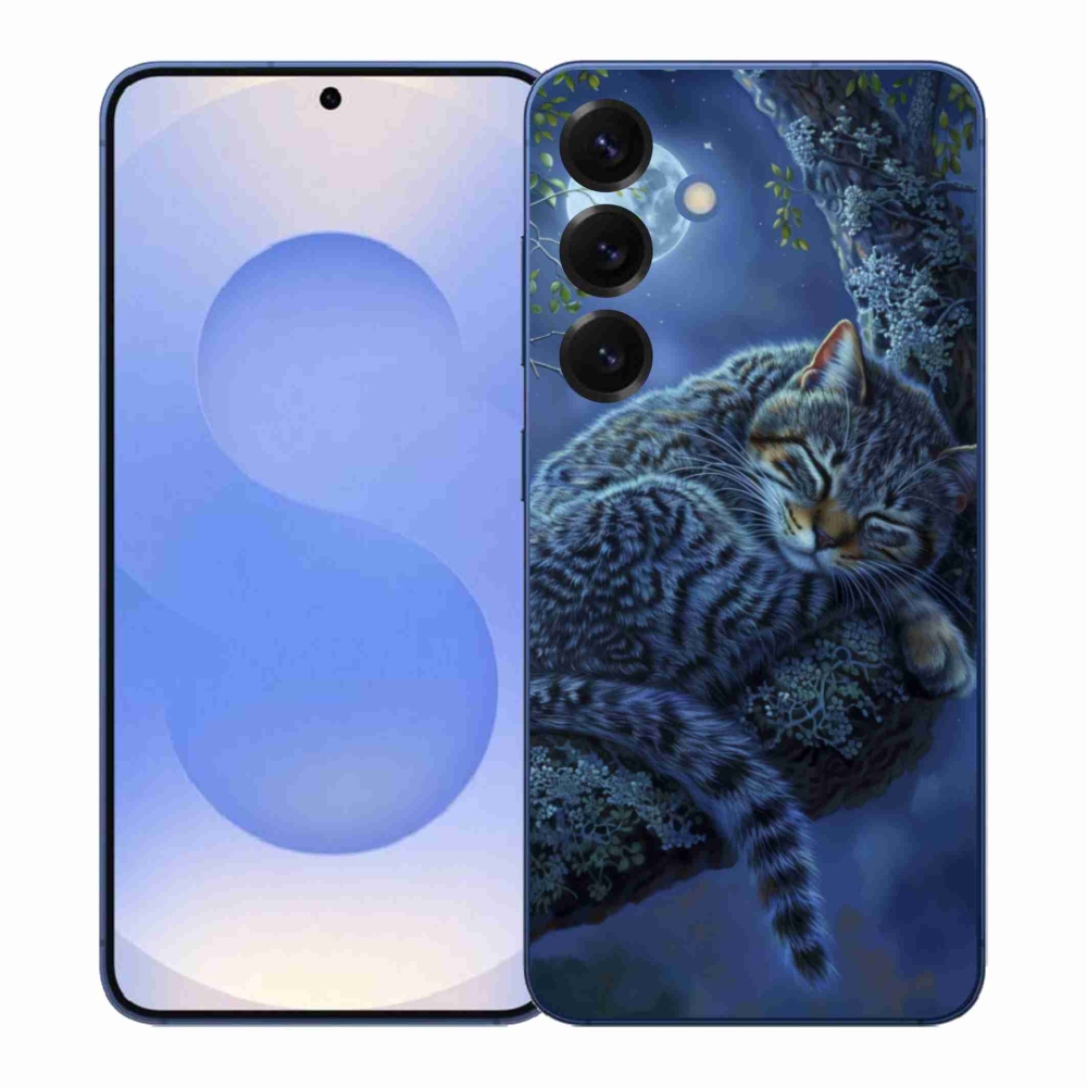 Gelový kryt mmCase na Samsung Galaxy S26+ - spící kočka