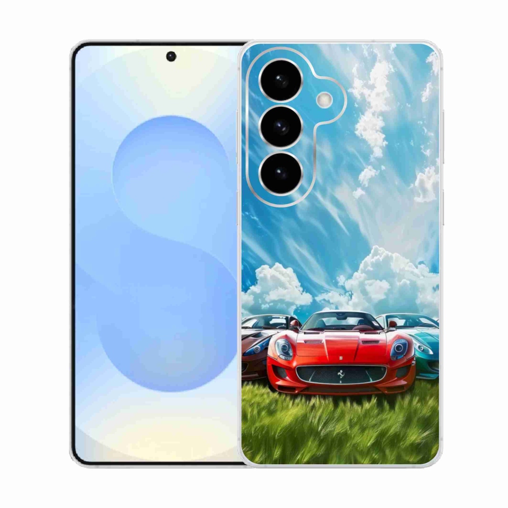 Gelový kryt mmCase na Samsung Galaxy S26  - sportovní vozy