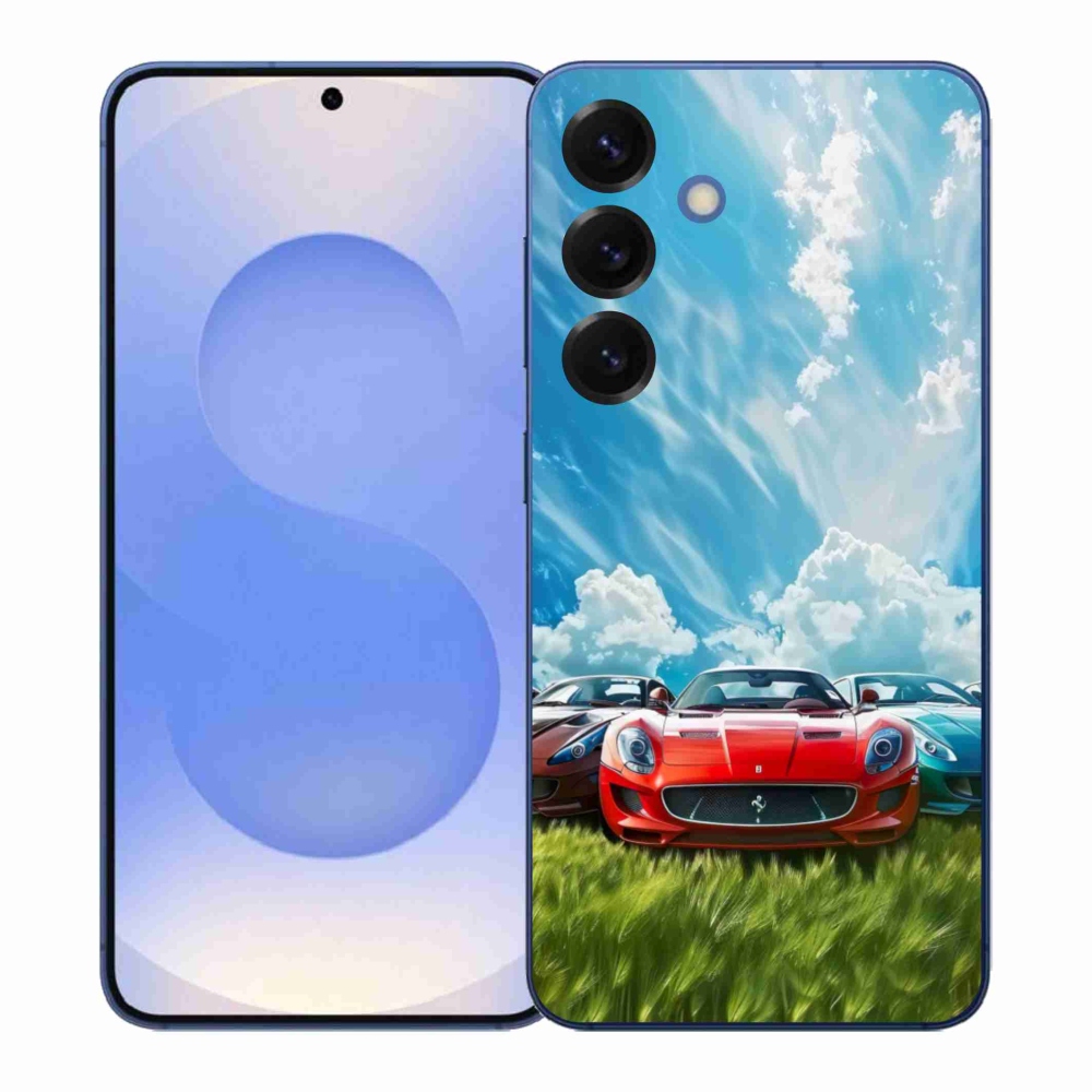 Gelový kryt mmCase na Samsung Galaxy S26+ - sportovní vozy