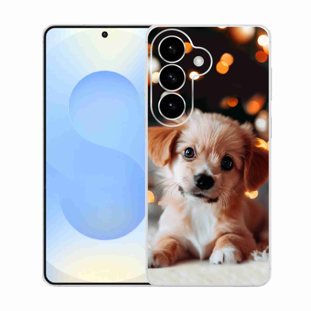Gelový kryt mmCase na Samsung Galaxy S26  - štěňátko