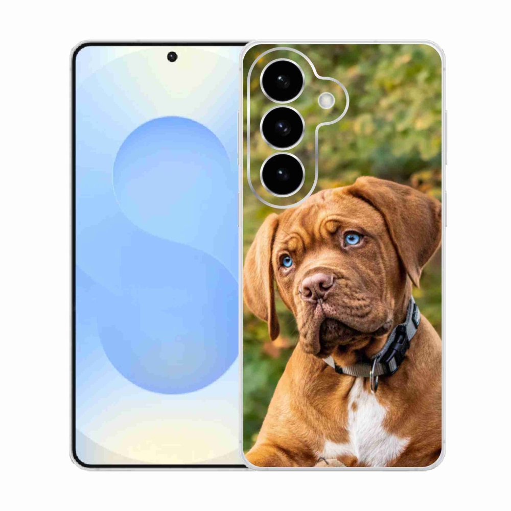 Gelový kryt mmCase na Samsung Galaxy S26  - štěně 