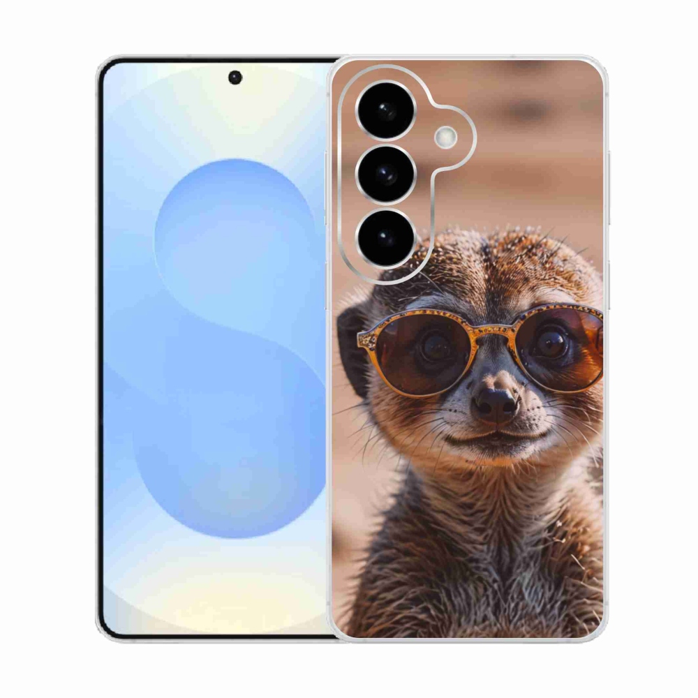 Gelový kryt mmCase na Samsung Galaxy S26  - stylová surikata