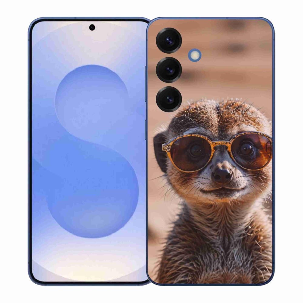 Gelový kryt mmCase na Samsung Galaxy S26+ - stylová surikata