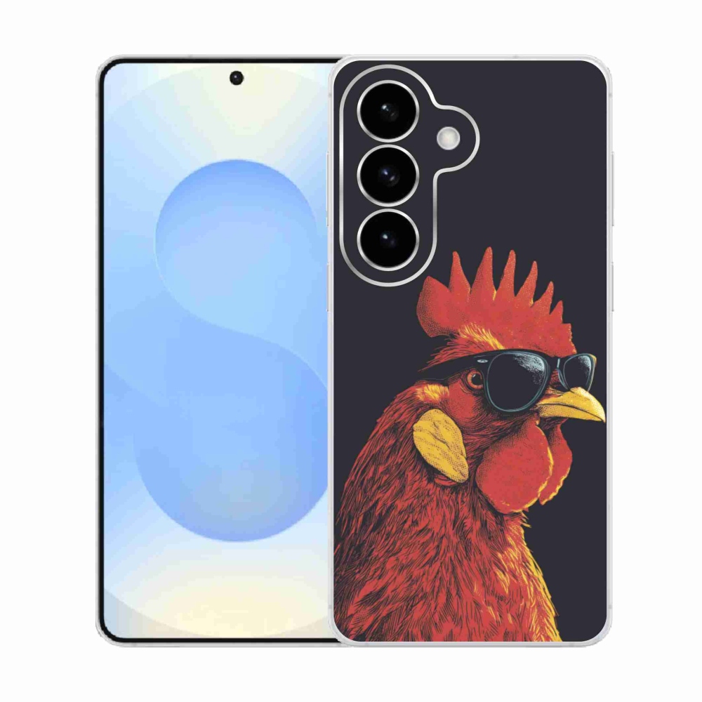 Gelový kryt mmCase na Samsung Galaxy S26  - stylový kohout