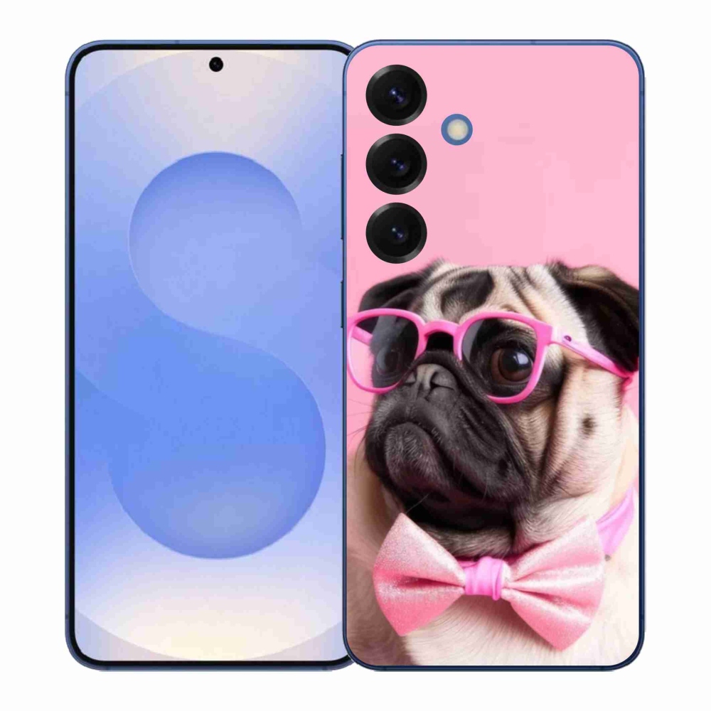 Gelový kryt mmCase na Samsung Galaxy S26+ - stylový mops