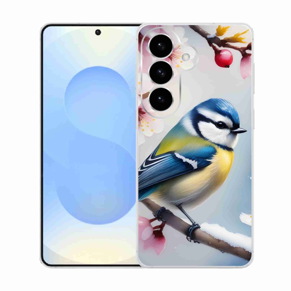 Gelový kryt mmCase na Samsung Galaxy S26  - sýkorka