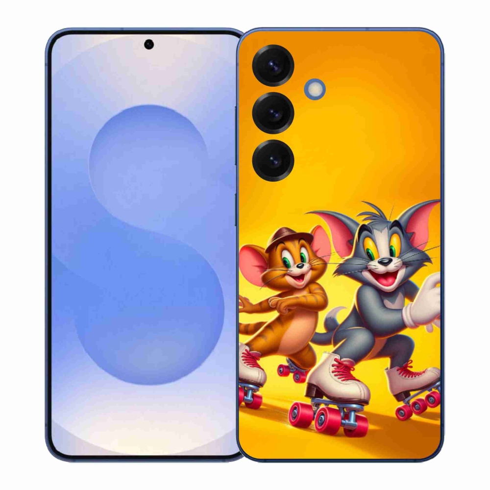 Gelový kryt mmCase na Samsung Galaxy S26+ - tom a jerry