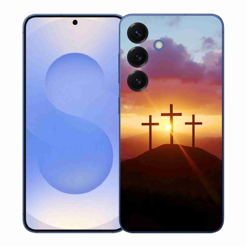 Gelový kryt mmCase na Samsung Galaxy S26+ - tři kříže