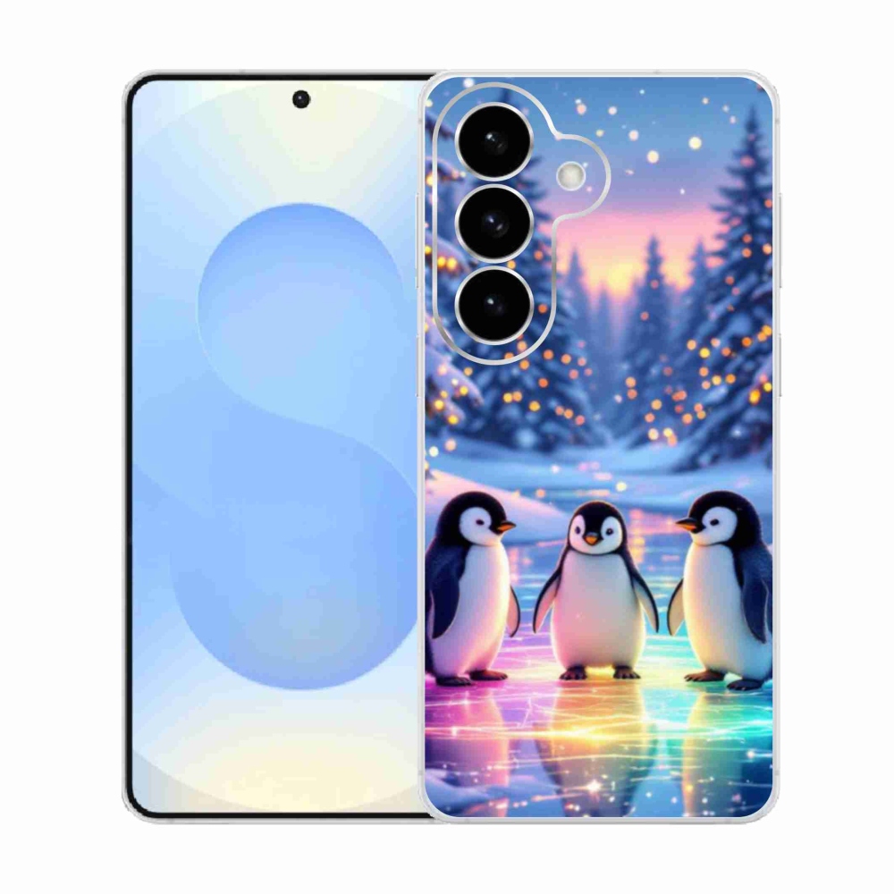 Gelový kryt mmCase na Samsung Galaxy S26  - tučnáci