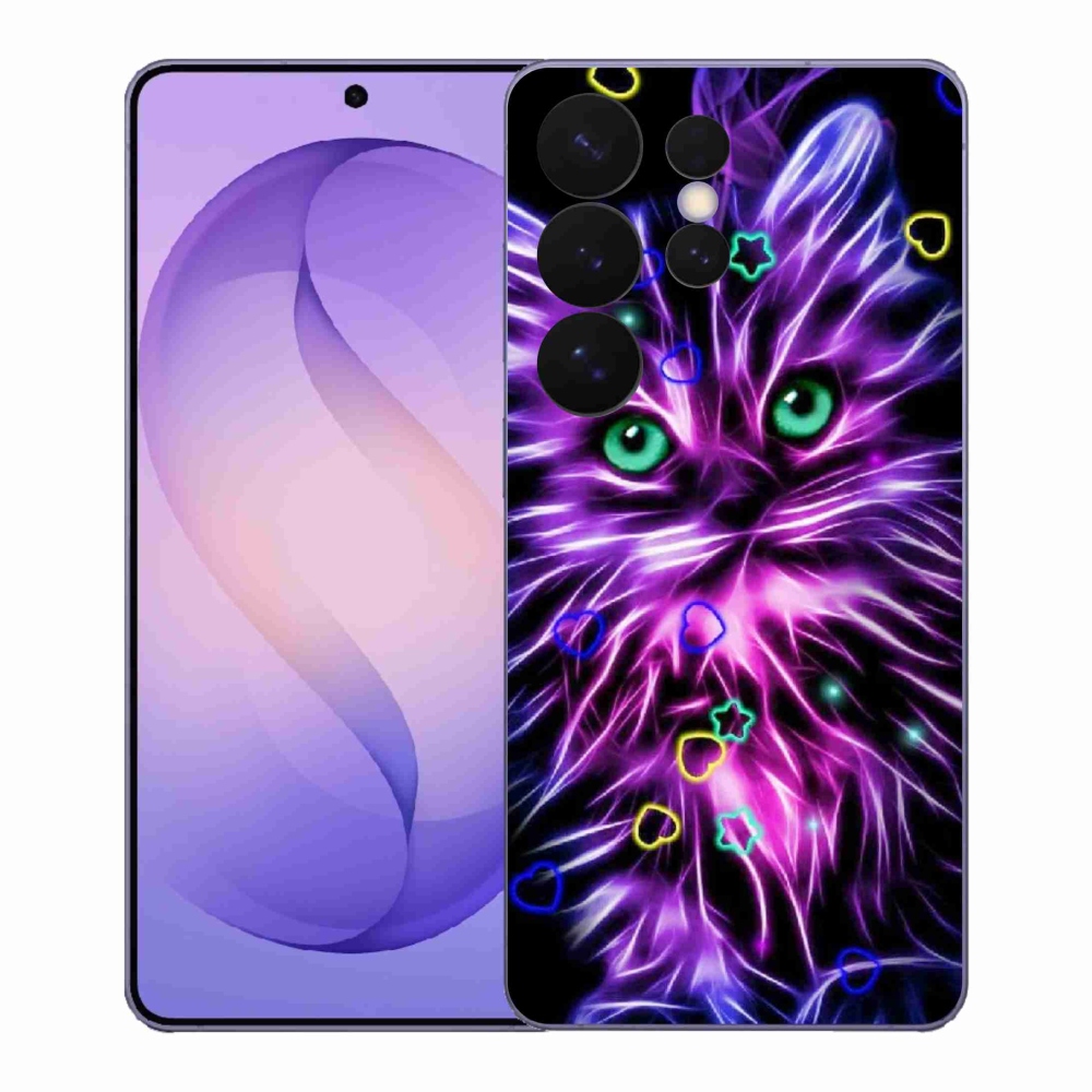 Gelový kryt mmCase na Samsung Galaxy S26 Ultra - abstraktní kočka