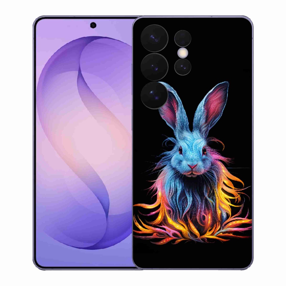 Gelový kryt mmCase na Samsung Galaxy S26 Ultra - abstraktní zajíc