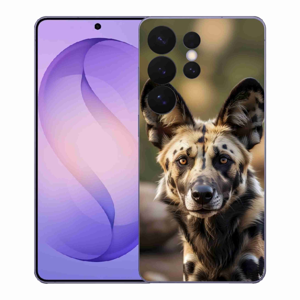 Gelový kryt mmCase na Samsung Galaxy S26 Ultra - africký divoký pes