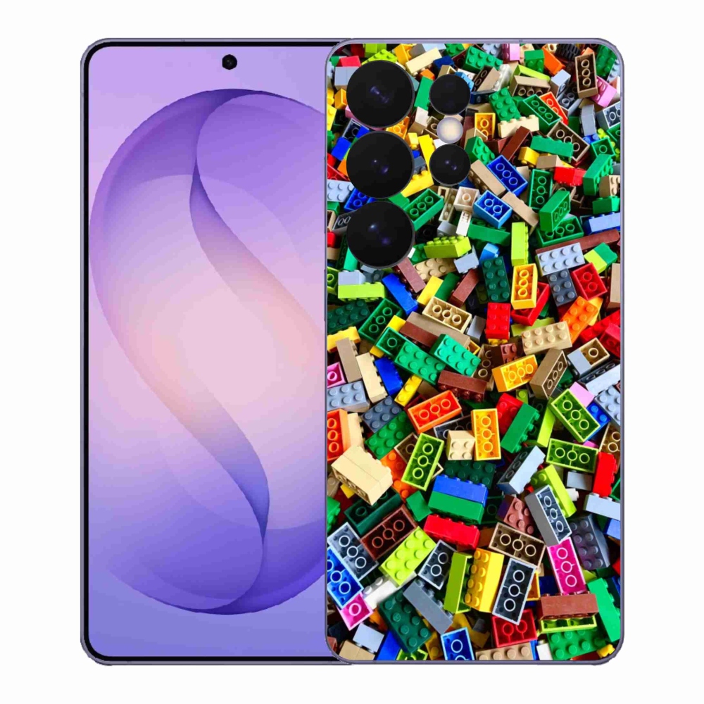 Gelový kryt mmCase na Samsung Galaxy S26 Ultra - barevné stavební kostky