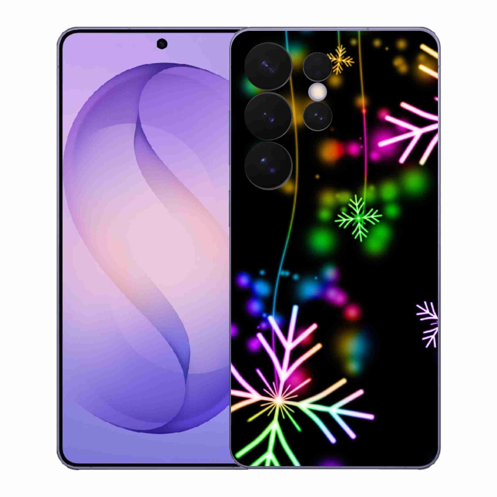 Gelový kryt mmCase na Samsung Galaxy S26 Ultra - barevné vločky