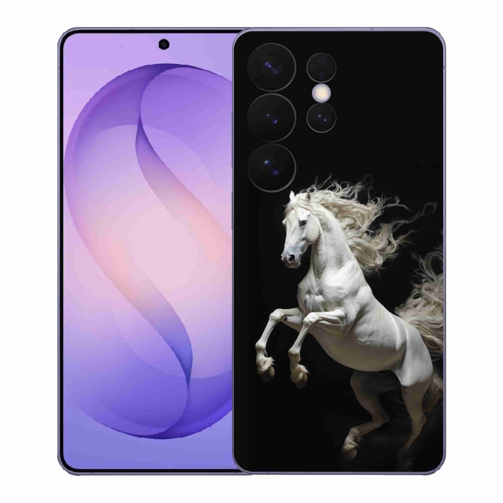 Gelový kryt mmCase na Samsung Galaxy S26 Ultra - bílý kůň 4