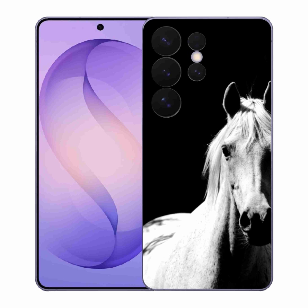 Gelový kryt mmCase na Samsung Galaxy S26 Ultra - bílý kůň 5