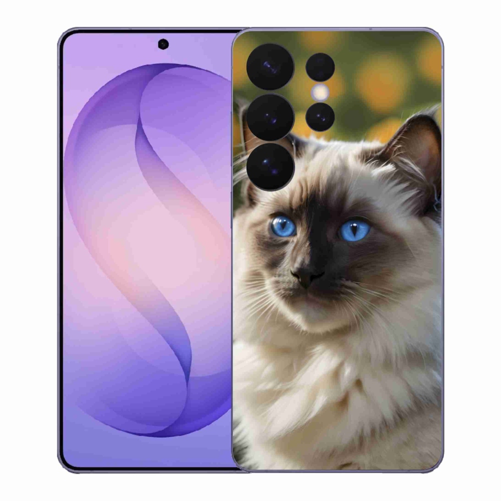Gelový kryt mmCase na Samsung Galaxy S26 Ultra - bílý ragdoll