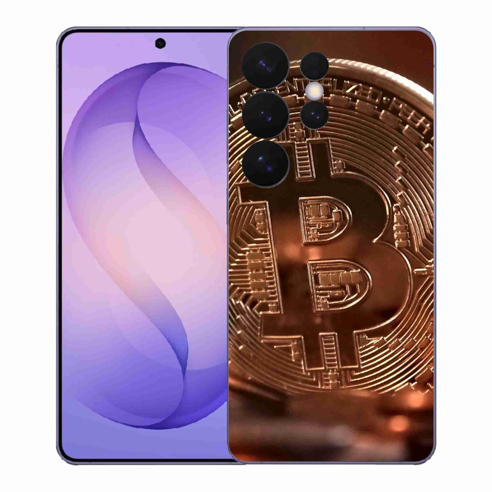 Gelový kryt mmCase na Samsung Galaxy S26 Ultra - bitcoin