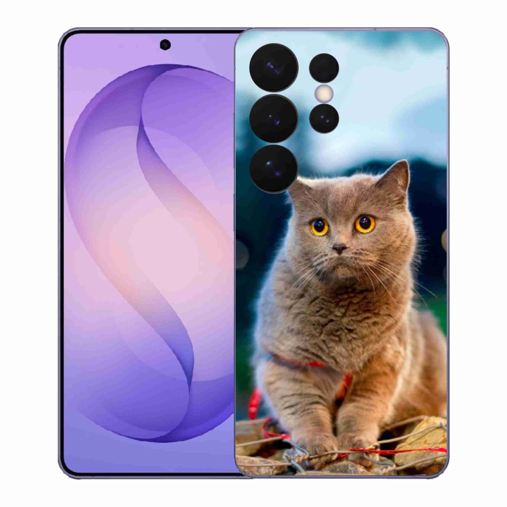 Gelový kryt mmCase na Samsung Galaxy S26 Ultra - britská modrá 2