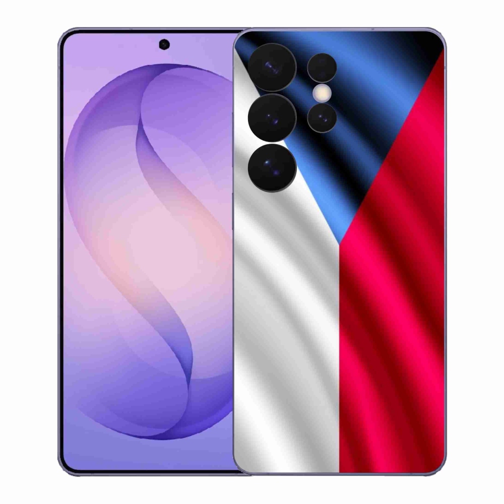 Gelový kryt mmCase na Samsung Galaxy S26 Ultra - česká vlajka
