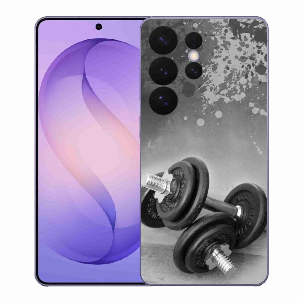 Gelový kryt mmCase na Samsung Galaxy S26 Ultra - činky 1