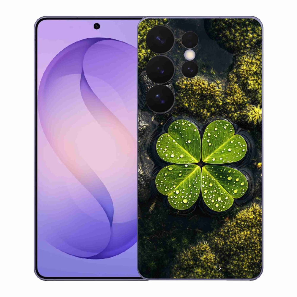 Gelový kryt mmCase na Samsung Galaxy S26 Ultra - čtyřlístek