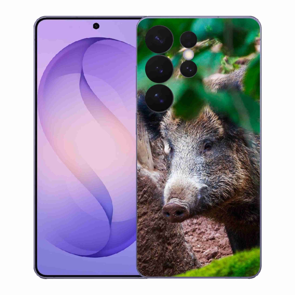 Gelový kryt mmCase na Samsung Galaxy S26 Ultra - divoké prase
