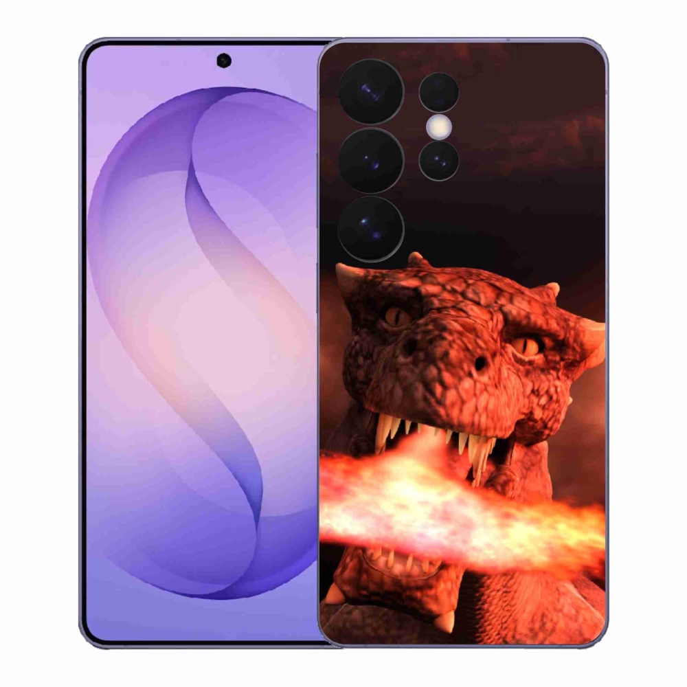 Gelový kryt mmCase na Samsung Galaxy S26 Ultra - drak