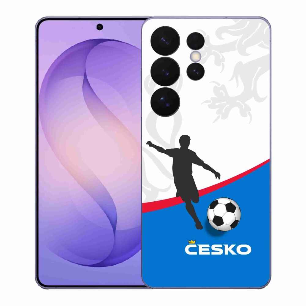 Gelový kryt mmCase na Samsung Galaxy S26 Ultra - fotbal Česko 1