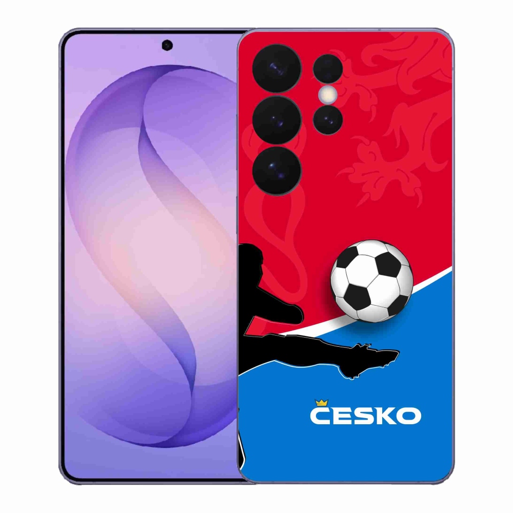 Gelový kryt mmCase na Samsung Galaxy S26 Ultra - fotbal Česko 2