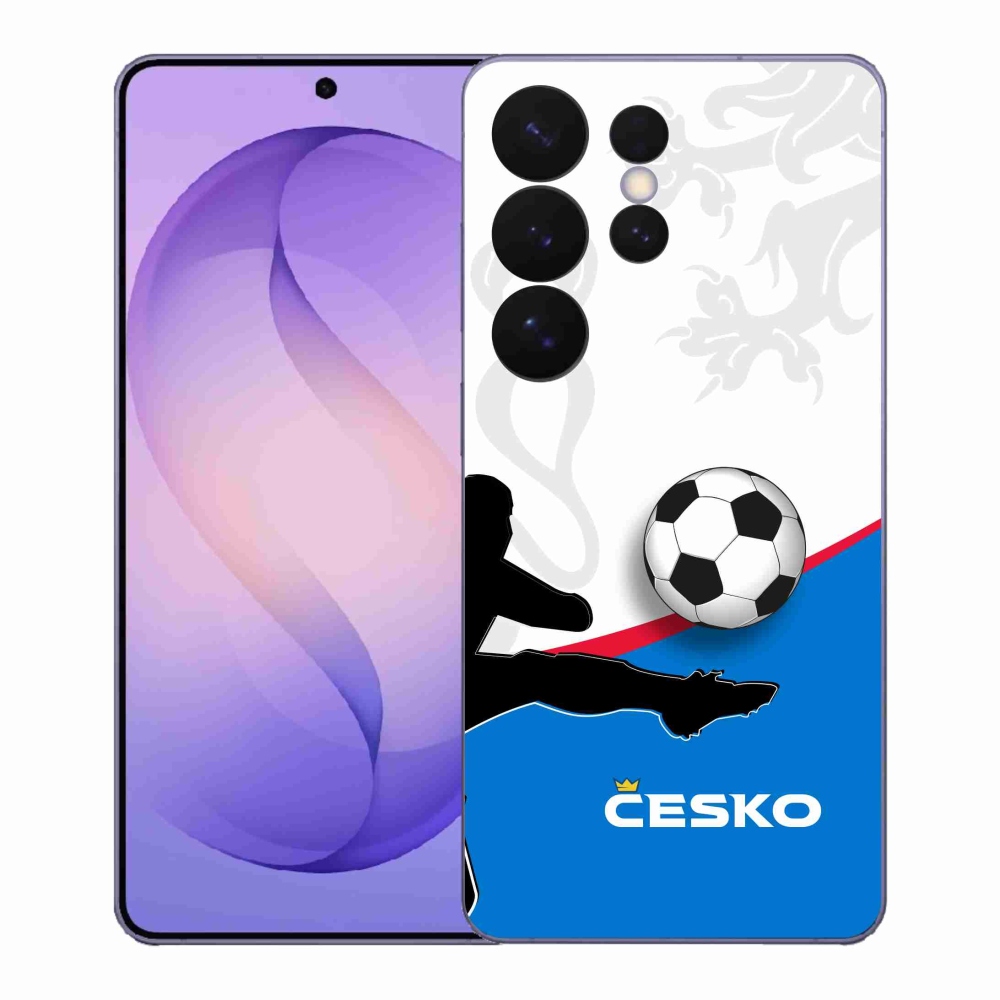 Gelový kryt mmCase na Samsung Galaxy S26 Ultra - fotbal Česko 3