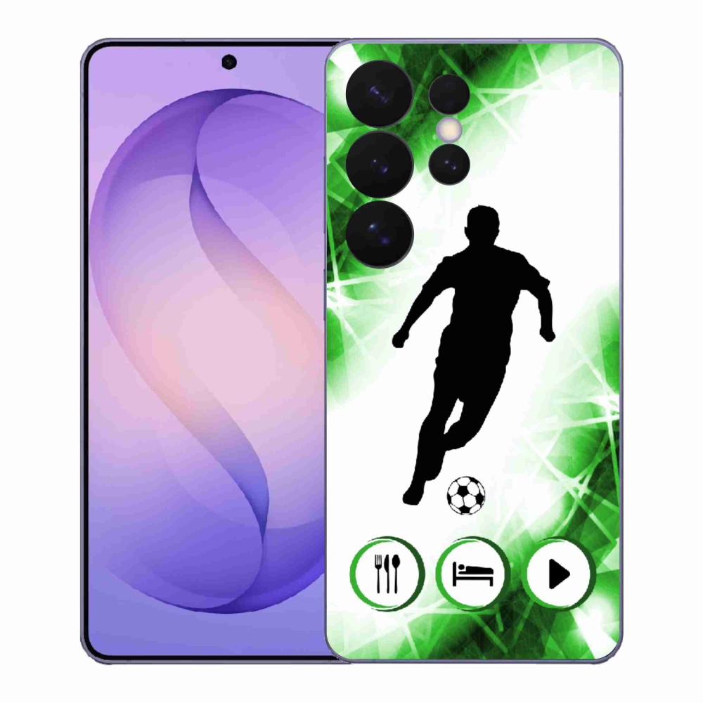Gelový kryt mmCase na Samsung Galaxy S26 Ultra - fotbalista