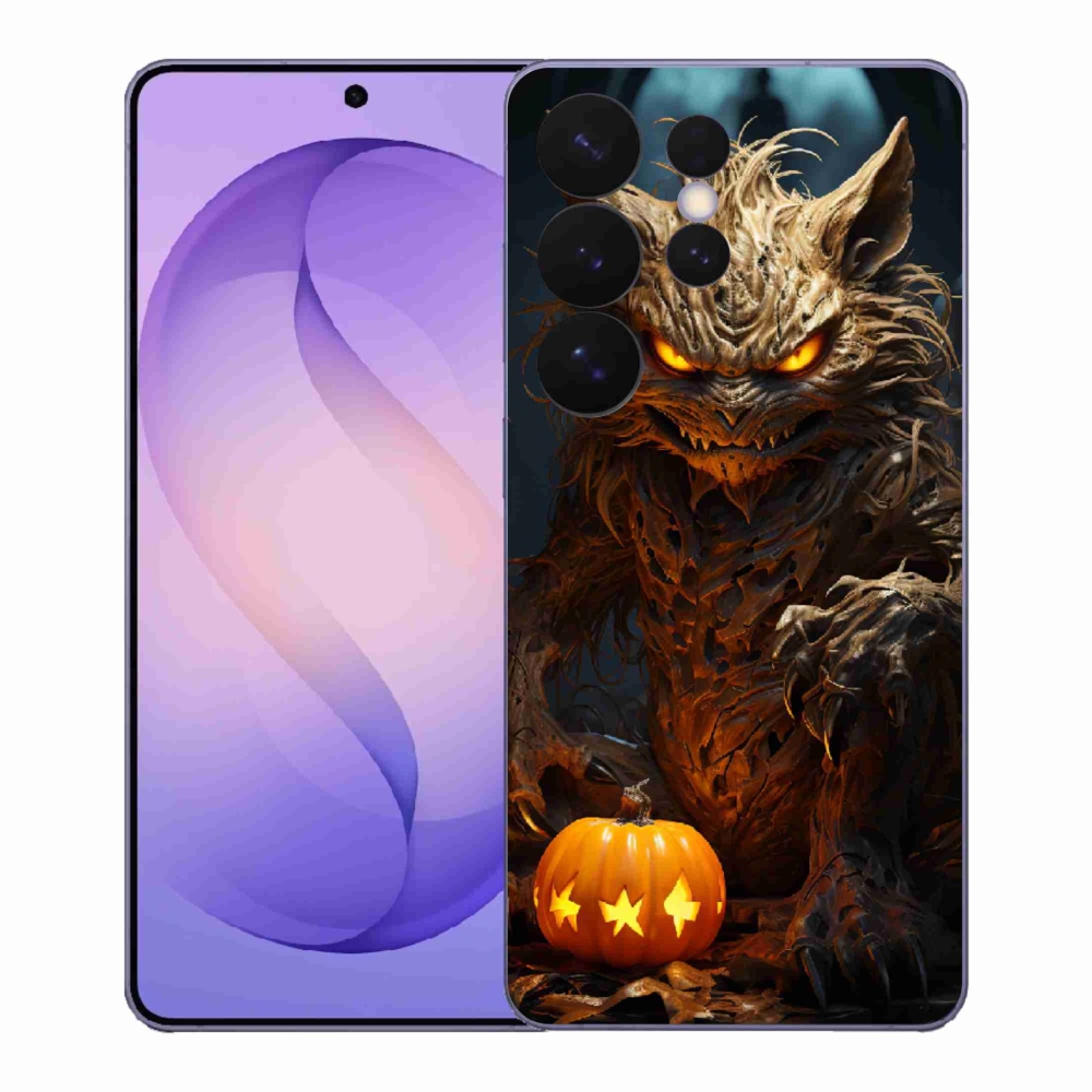 Gelový kryt mmCase na Samsung Galaxy S26 Ultra - halloweenská příšera
