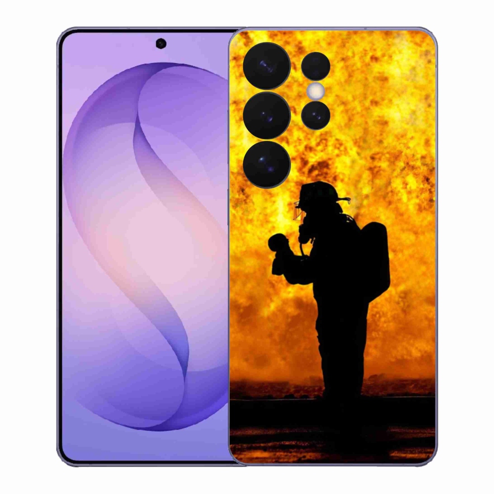 Gelový kryt mmCase na Samsung Galaxy S26 Ultra - hasič
