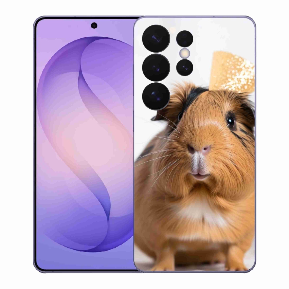 Gelový kryt mmCase na Samsung Galaxy S26 Ultra - hnědé morče